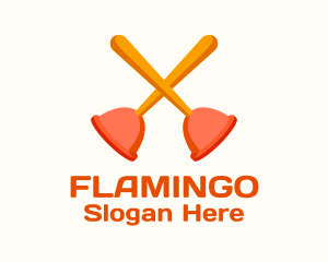 Plumber Toilet Plunger Logo