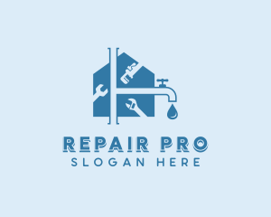 Fix - Repair Plumbing Fix logo design