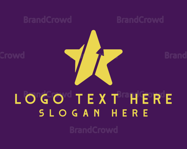 Gold Star Arrow Logo