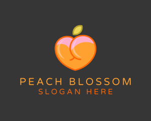 Peach - Sexy Peach Lingerie logo design