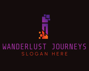 Designer - Pixel Letter I Studio logo design