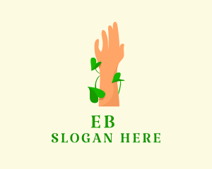 Eco friendly Hand  Logo