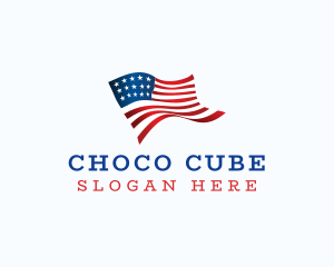 Election - American Flag Campaign logo design