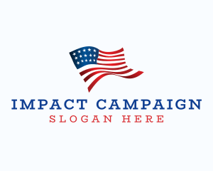 American Flag Campaign logo design