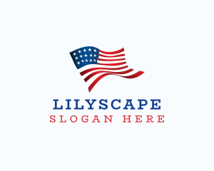 American Flag Campaign logo design