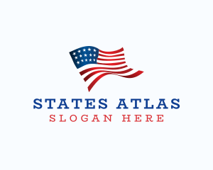 American Flag Campaign logo design