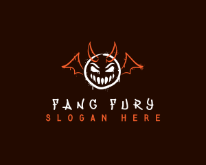 Creepy Devil Graffiti logo design