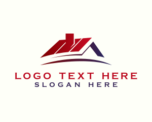 Leasing - Roof Real Estate logo design