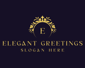 Luxury Ornament Crest logo design