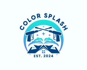 Pressure Washer Sanitation logo design