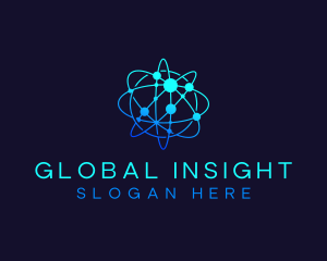 Global Network Technology logo design