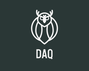 Owl - Night Owl  Animal logo design