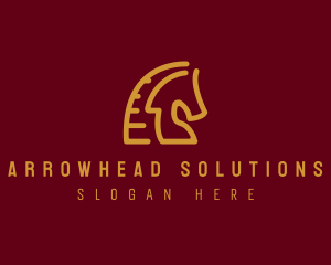 Red Horse Stallion logo design