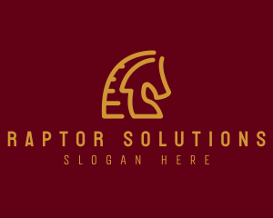 Red Horse Stallion logo design