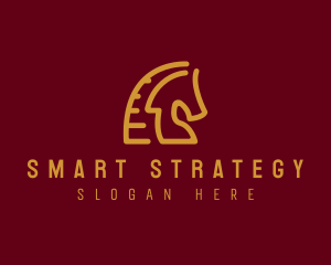 Strategic - Red Horse Stallion logo design