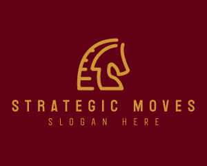 Red Horse Stallion logo design