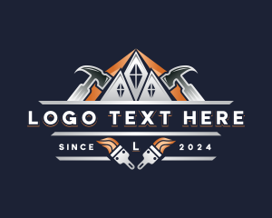 Tool - Hammer Repair Construction logo design