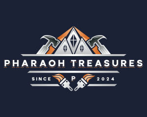 Hammer Repair Construction logo design