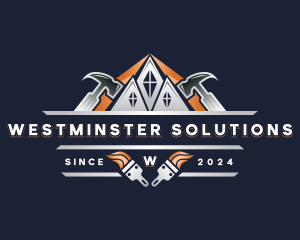 Hammer Repair Construction logo design