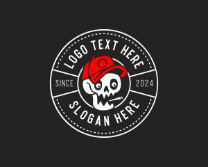 Indie - Smoker Skull Streetwear logo design