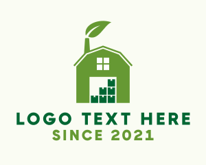 Delivery - Simple Barn House Storage logo design