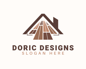 Roof Tile Flooring logo design