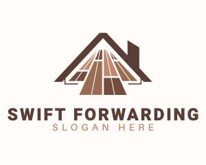 Roof Tile Flooring logo design