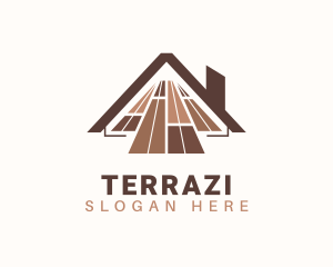 Roof Tile Flooring logo design