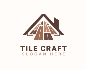 Roof Tile Flooring logo design