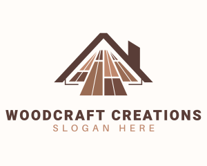 Roof Tile Flooring logo design