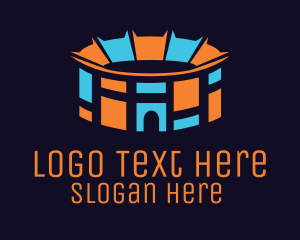 Stage - Colorful Tournament Arena logo design