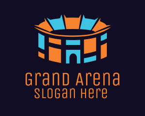 Colosseum - Colorful Tournament Arena logo design