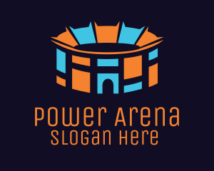 Arena - Colorful Tournament Arena logo design