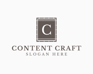 Handmade Craft Stitches Embroidery logo design