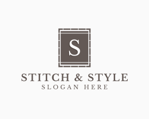 Handmade Craft Stitches Embroidery logo design