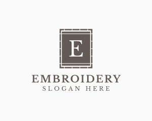 Handmade Craft Stitches Embroidery logo design