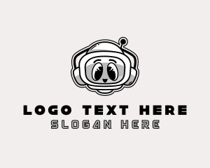 Cosmic - Robot Cartoon Bot logo design