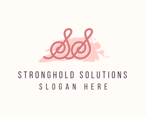 Feminine Watercolor Cosmetics  logo design