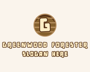 Wooden Log Furniture logo design