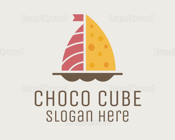 Salmon & Cheese Boat Logo