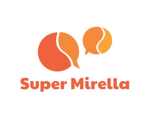 Orange Speech Bubbles Logo