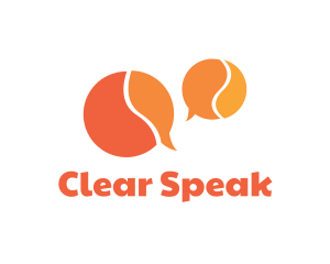 Orange Speech Bubbles logo design