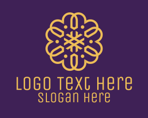 Dots - Yellow Floral Boutique logo design
