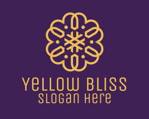 Yellow Floral Boutique  logo design