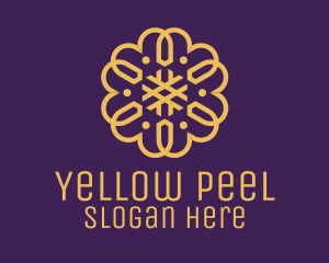 Yellow Floral Boutique  logo design