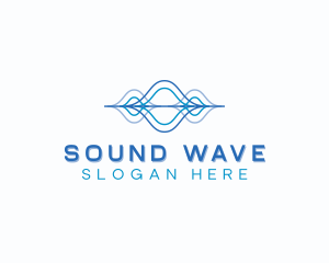 Audio - Audio Technology Waves logo design