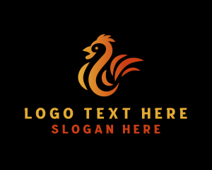 Hot - Chicken Grill Restaurant logo design