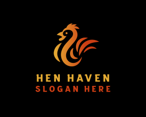 Hen - Chicken Grill Restaurant logo design