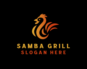 Chicken Grill Restaurant logo design