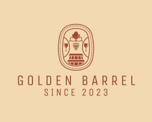 Barrel Winery Cellar logo design